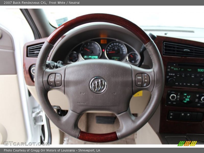 Frost White / Neutral 2007 Buick Rendezvous CXL