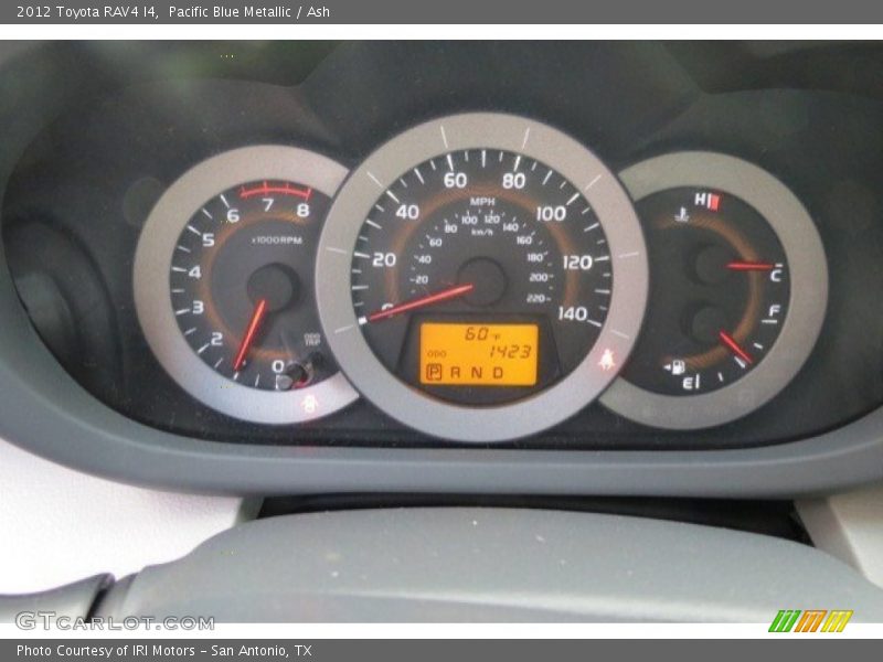 Pacific Blue Metallic / Ash 2012 Toyota RAV4 I4