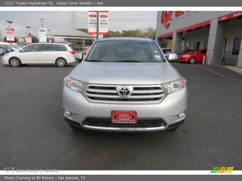 Classic Silver Metallic / Ash 2012 Toyota Highlander SE