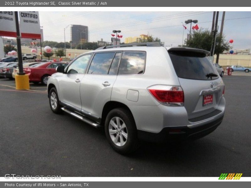 Classic Silver Metallic / Ash 2012 Toyota Highlander SE