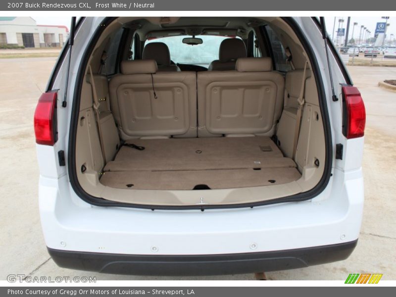 Frost White / Neutral 2007 Buick Rendezvous CXL
