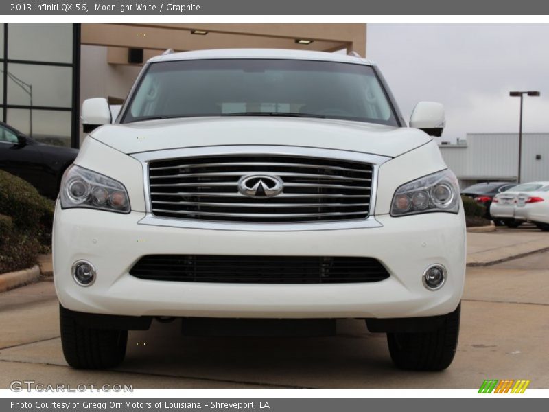 Moonlight White / Graphite 2013 Infiniti QX 56