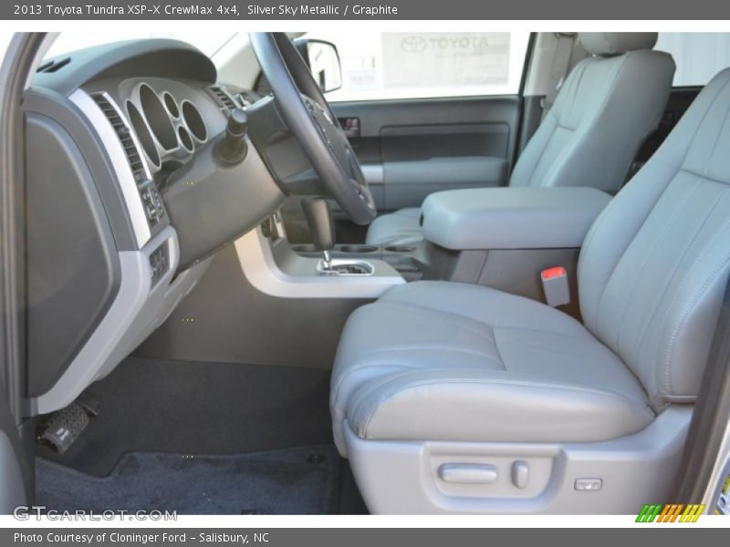 Front Seat of 2013 Tundra XSP-X CrewMax 4x4