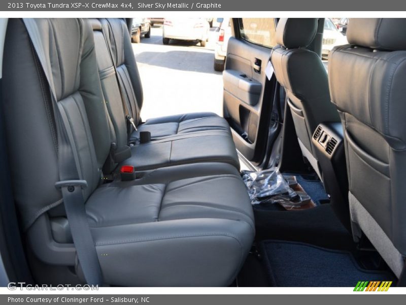 Rear Seat of 2013 Tundra XSP-X CrewMax 4x4