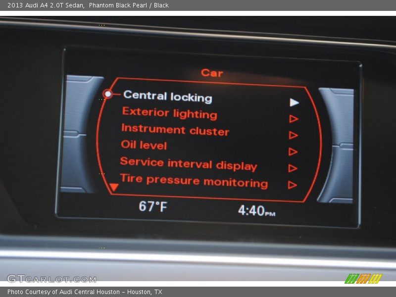 Phantom Black Pearl / Black 2013 Audi A4 2.0T Sedan