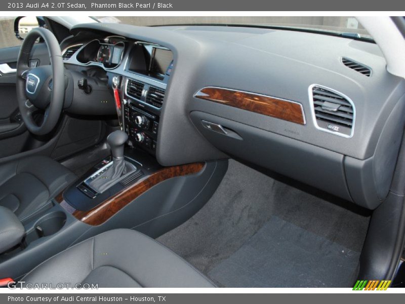 Phantom Black Pearl / Black 2013 Audi A4 2.0T Sedan