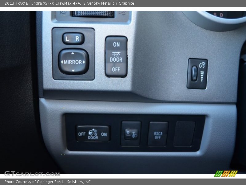 Controls of 2013 Tundra XSP-X CrewMax 4x4