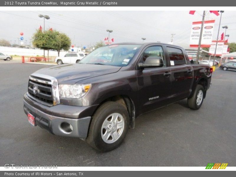 Magnetic Gray Metallic / Graphite 2012 Toyota Tundra CrewMax