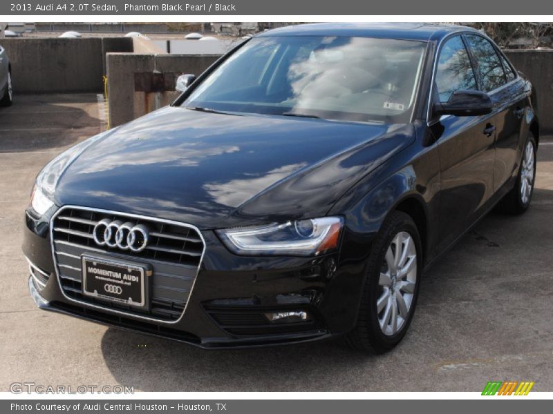 Phantom Black Pearl / Black 2013 Audi A4 2.0T Sedan