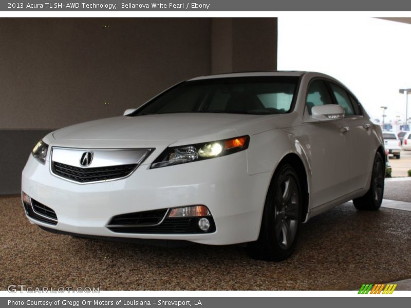 Bellanova White Pearl / Ebony 2013 Acura TL SH-AWD Technology