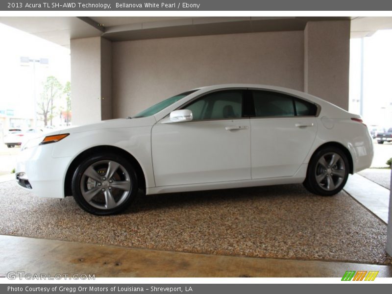 Bellanova White Pearl / Ebony 2013 Acura TL SH-AWD Technology
