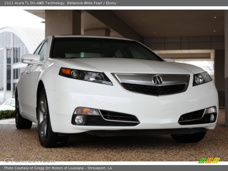 Bellanova White Pearl / Ebony 2013 Acura TL SH-AWD Technology