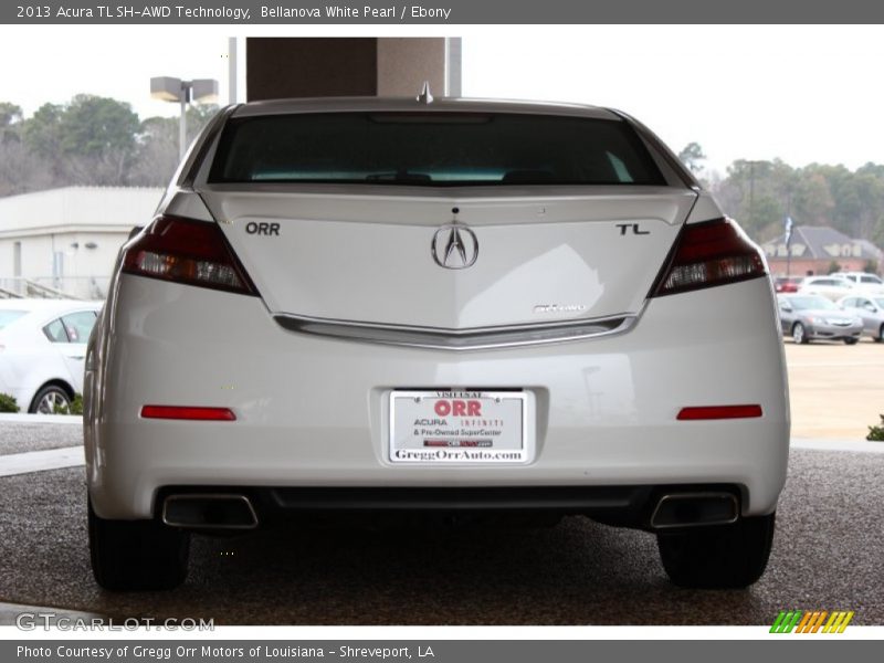 Bellanova White Pearl / Ebony 2013 Acura TL SH-AWD Technology
