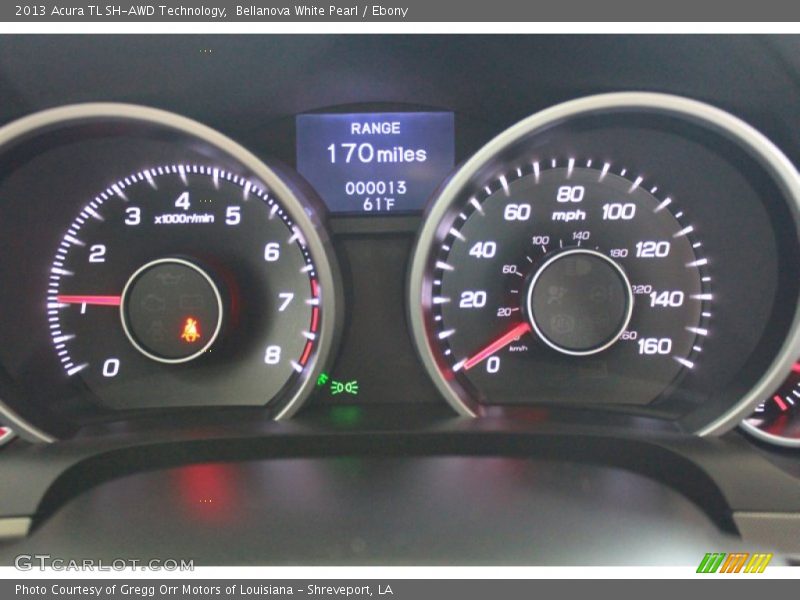 Bellanova White Pearl / Ebony 2013 Acura TL SH-AWD Technology