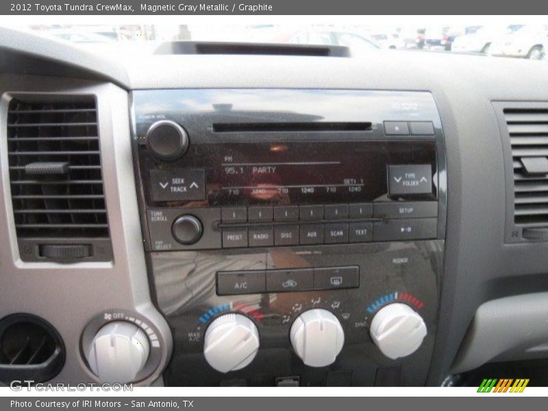 Magnetic Gray Metallic / Graphite 2012 Toyota Tundra CrewMax