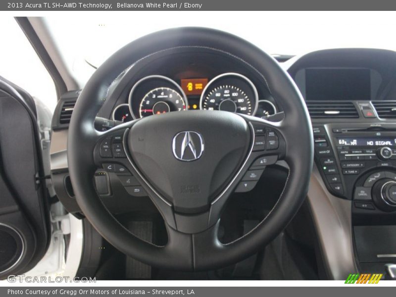Bellanova White Pearl / Ebony 2013 Acura TL SH-AWD Technology