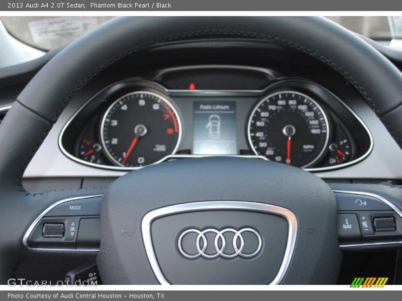 Phantom Black Pearl / Black 2013 Audi A4 2.0T Sedan