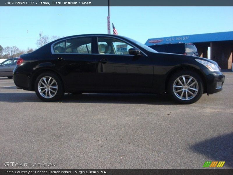 Black Obsidian / Wheat 2009 Infiniti G 37 x Sedan