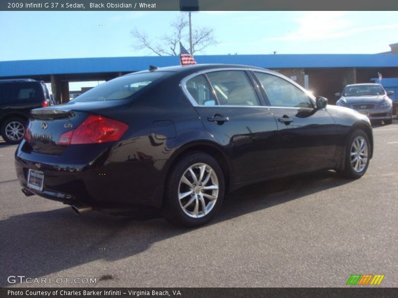 Black Obsidian / Wheat 2009 Infiniti G 37 x Sedan