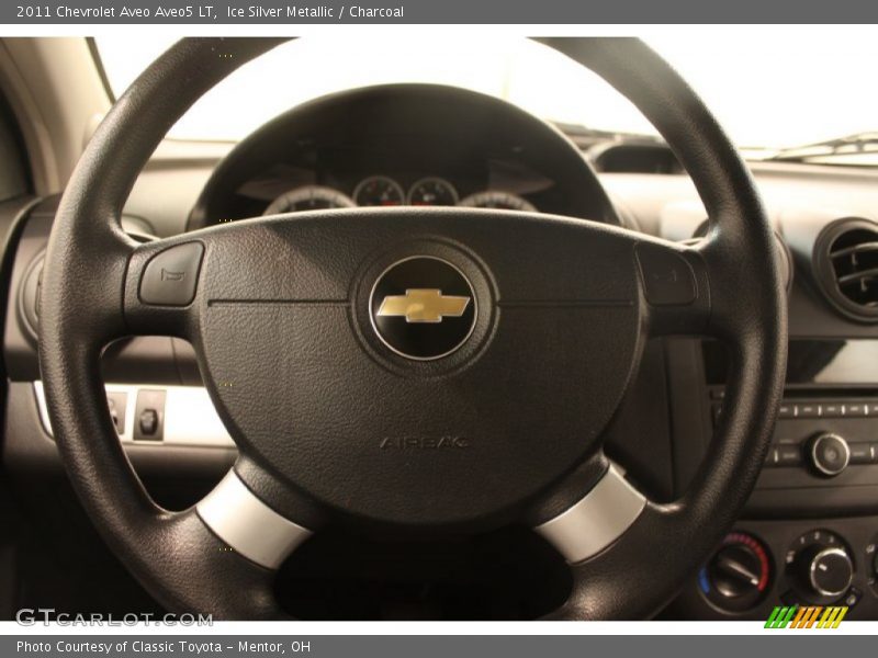 Ice Silver Metallic / Charcoal 2011 Chevrolet Aveo Aveo5 LT
