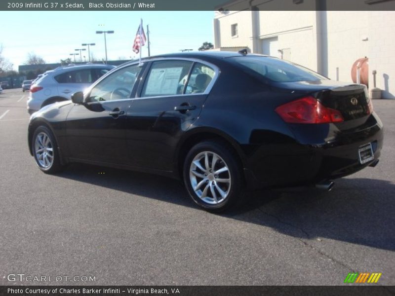 Black Obsidian / Wheat 2009 Infiniti G 37 x Sedan