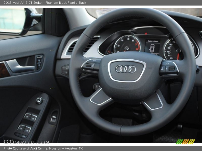 Phantom Black Pearl / Black 2013 Audi A4 2.0T Sedan