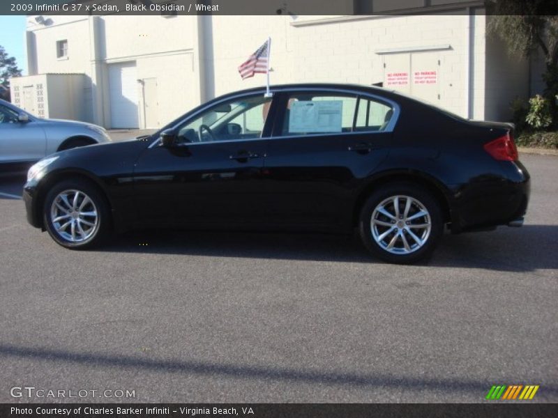Black Obsidian / Wheat 2009 Infiniti G 37 x Sedan