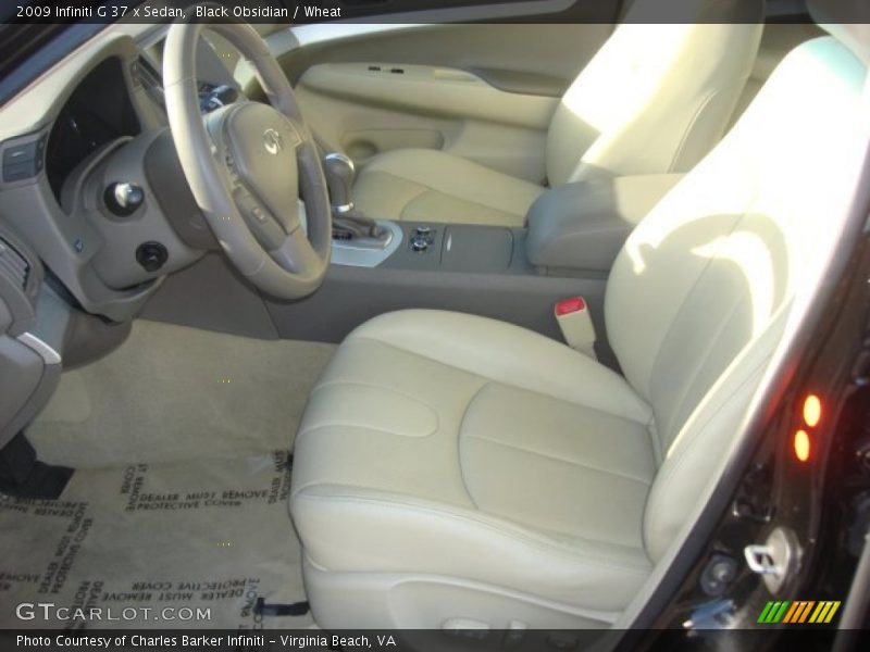 Black Obsidian / Wheat 2009 Infiniti G 37 x Sedan