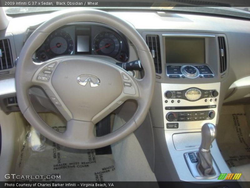 Black Obsidian / Wheat 2009 Infiniti G 37 x Sedan