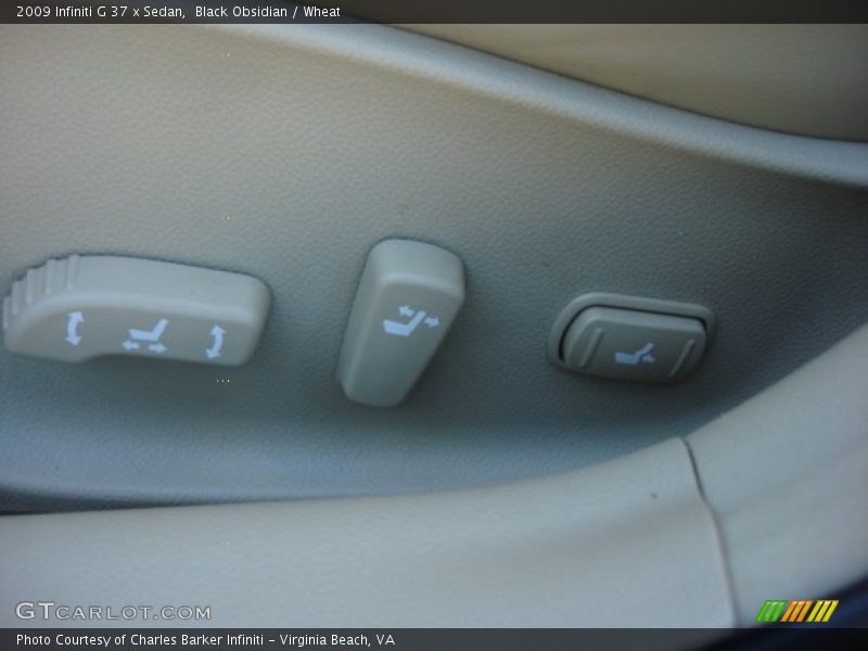 Black Obsidian / Wheat 2009 Infiniti G 37 x Sedan