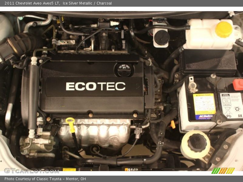 Ice Silver Metallic / Charcoal 2011 Chevrolet Aveo Aveo5 LT