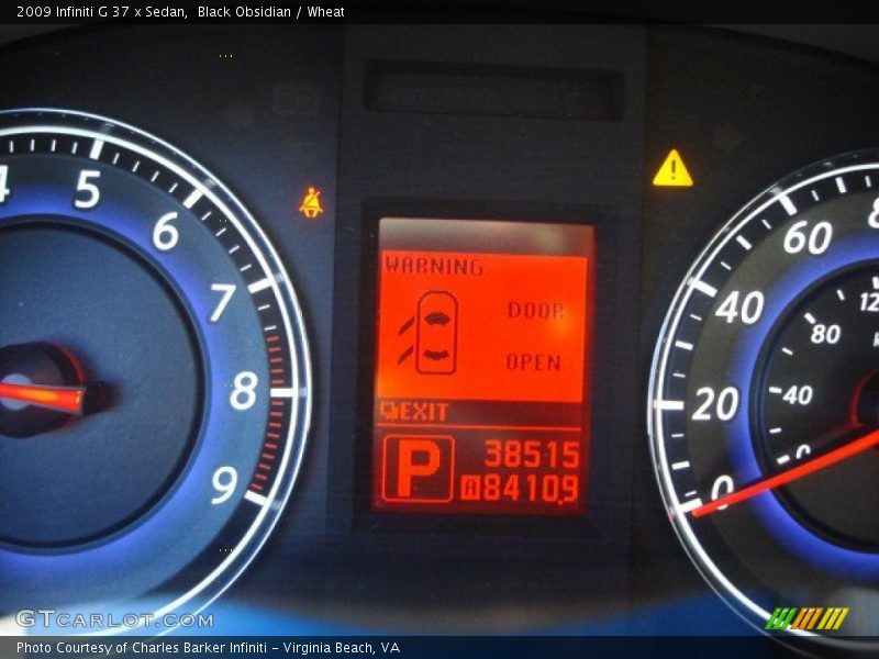 Black Obsidian / Wheat 2009 Infiniti G 37 x Sedan