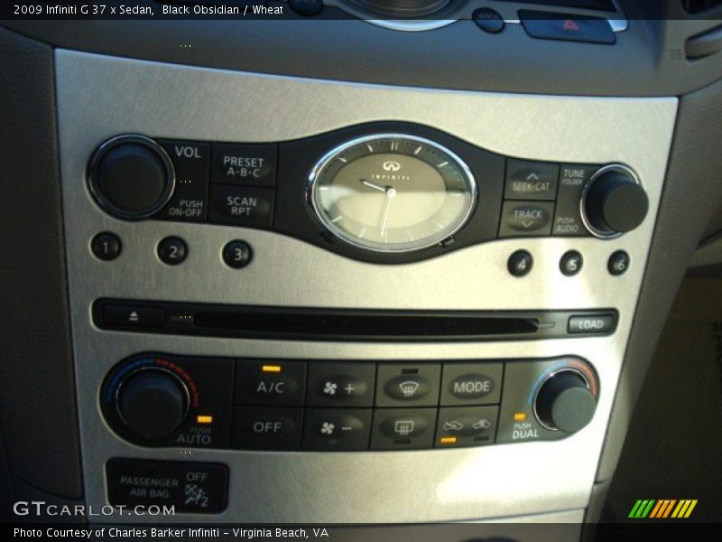 Black Obsidian / Wheat 2009 Infiniti G 37 x Sedan
