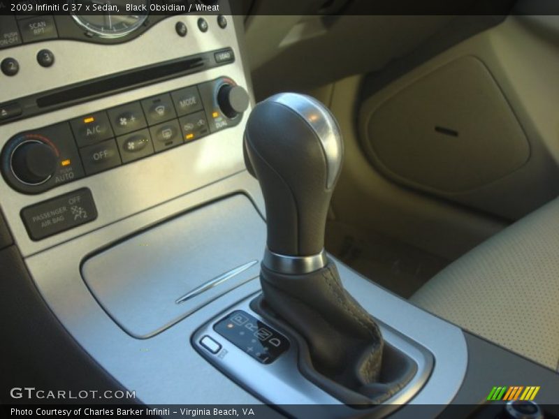 Black Obsidian / Wheat 2009 Infiniti G 37 x Sedan