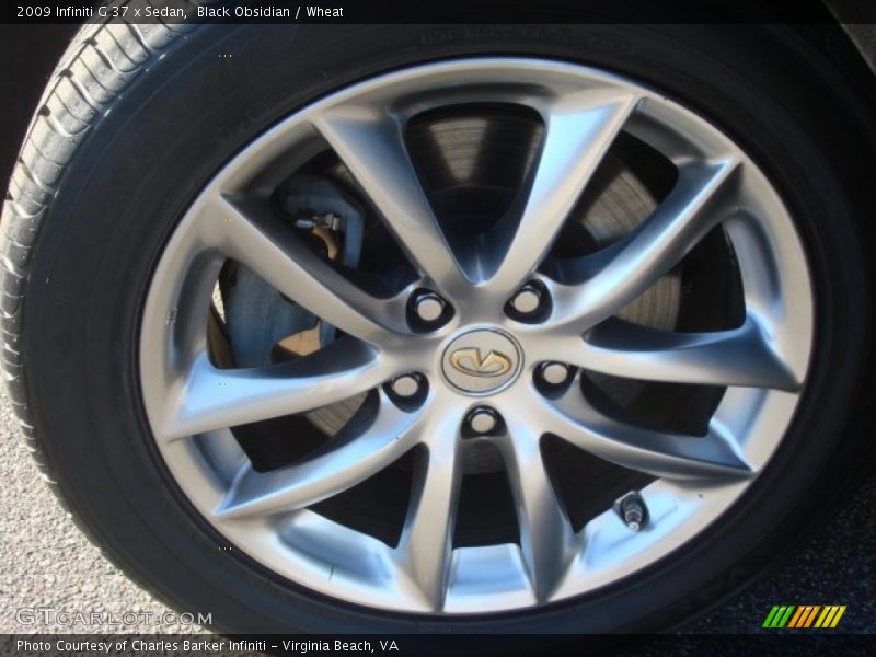 Black Obsidian / Wheat 2009 Infiniti G 37 x Sedan