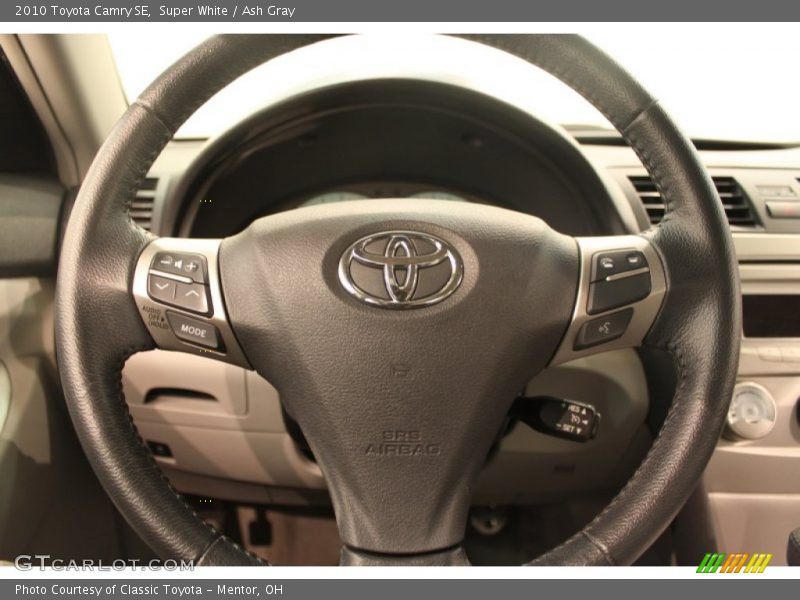 Super White / Ash Gray 2010 Toyota Camry SE