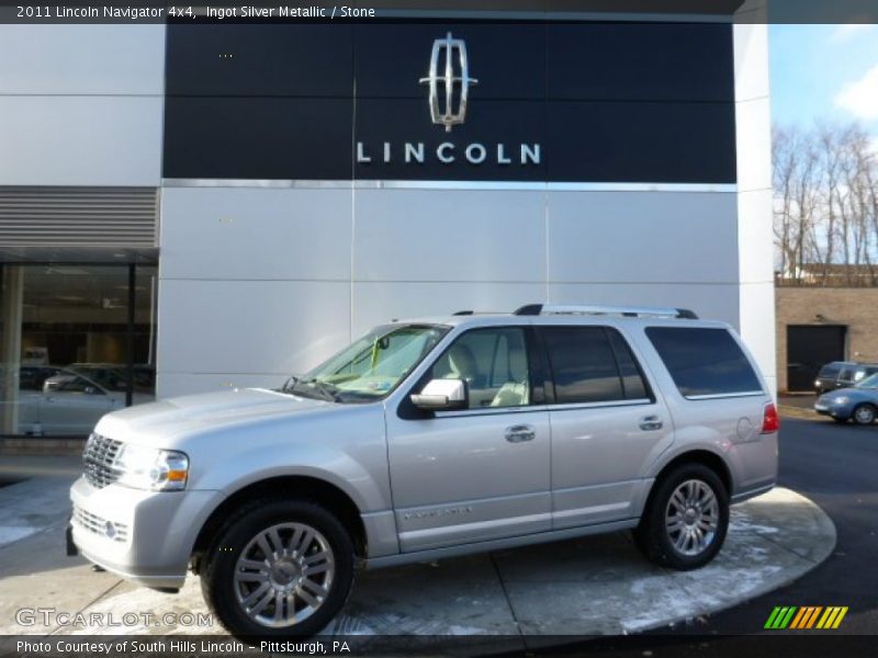Ingot Silver Metallic / Stone 2011 Lincoln Navigator 4x4