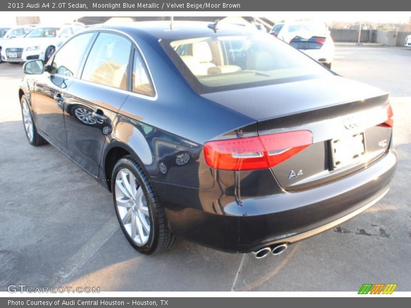 Moonlight Blue Metallic / Velvet Beige/Moor Brown 2013 Audi A4 2.0T Sedan