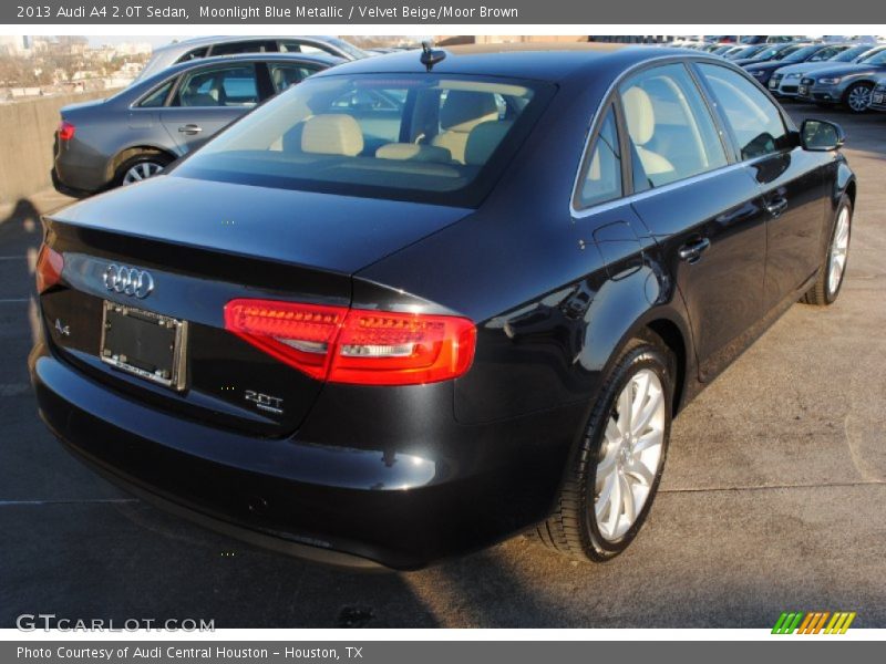 Moonlight Blue Metallic / Velvet Beige/Moor Brown 2013 Audi A4 2.0T Sedan