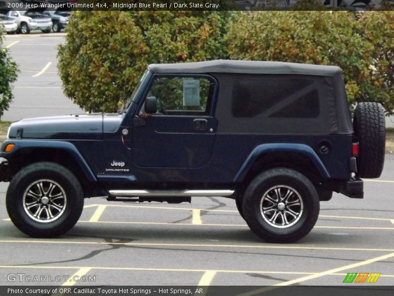 Midnight Blue Pearl / Dark Slate Gray 2006 Jeep Wrangler Unlimited 4x4