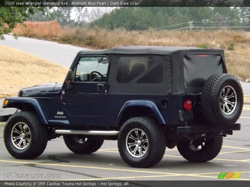 Midnight Blue Pearl / Dark Slate Gray 2006 Jeep Wrangler Unlimited 4x4