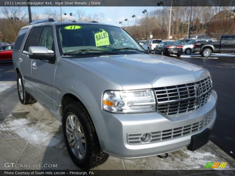 Ingot Silver Metallic / Stone 2011 Lincoln Navigator 4x4