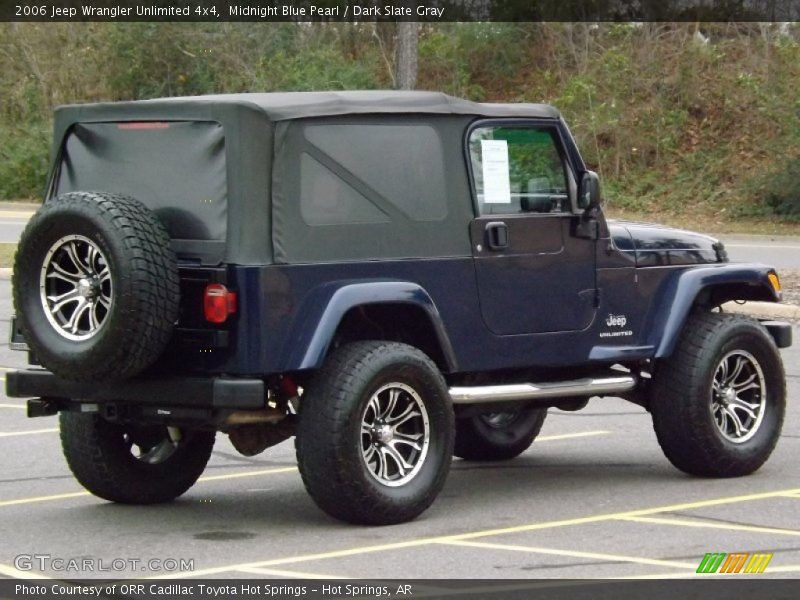 Midnight Blue Pearl / Dark Slate Gray 2006 Jeep Wrangler Unlimited 4x4
