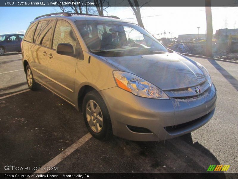 Silver Shadow Pearl / Stone 2008 Toyota Sienna LE