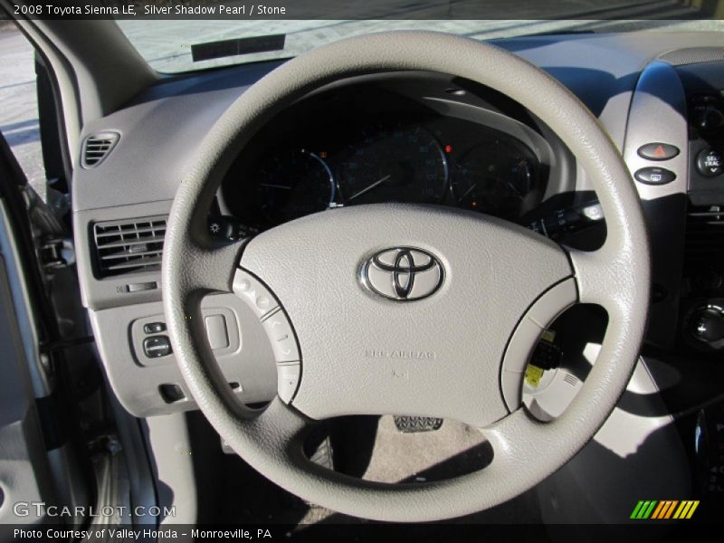 Silver Shadow Pearl / Stone 2008 Toyota Sienna LE