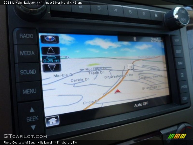 Ingot Silver Metallic / Stone 2011 Lincoln Navigator 4x4
