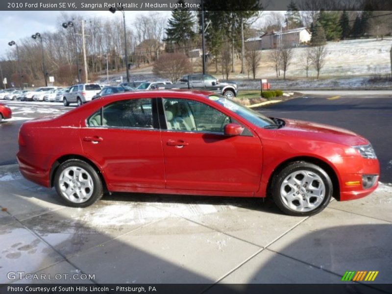  2010 Fusion SE V6 Sangria Red Metallic