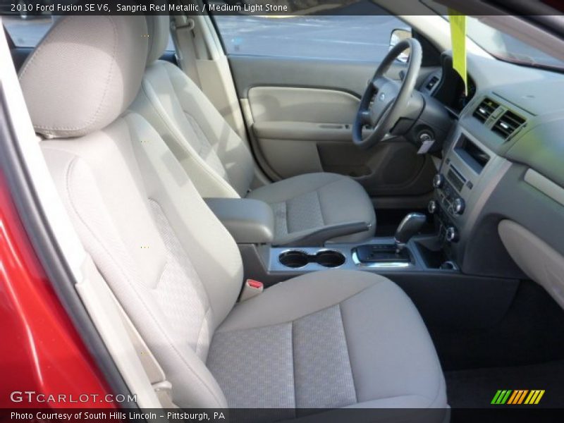  2010 Fusion SE V6 Medium Light Stone Interior