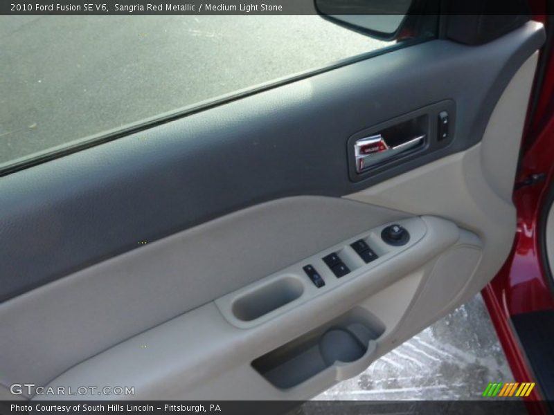 Sangria Red Metallic / Medium Light Stone 2010 Ford Fusion SE V6