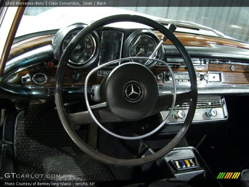 Silver / Black 1969 Mercedes-Benz S Class Convertible